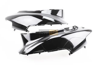 УЦІНКА Honda DIO AF-34 пластик - к-кт фарбований 5 деталей (голова під диск. гальмо з кришкою лючка), ЧОРНИЙ (брак фарбування,