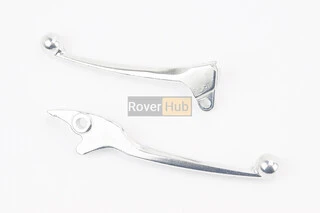 Важелі керма ліве, праве к-кт 2шт (під диск./барабан. гальмо) "хром"