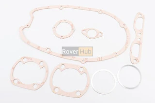 Прокладки двигуна Юпітер-4, к-кт 8 деталей (шкіркартон, алюміній)