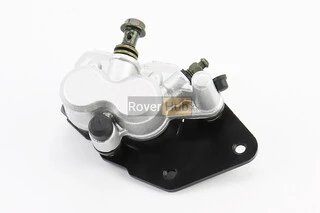 Гальмівний супорт задньої системи (двопоршневий)+колодки ТИП №4, сріблястий