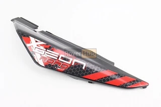 УЦІНКА X-Road Light 200-250 пластик - задній бічний правий, ЧОРНИЙ з червоним малюнком (присутні незначні потертості)