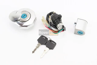 Замки к-кт (запалювання + кермо + кришка бака кругла)