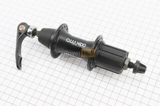 УЦІНКА Втулка задня MTB алюмінієва 14Gx36H під касету 8-10зв, V-brake, кріпл. ексцентрик, чорна KT-WSER (нетоварний вигляд)