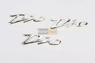 Наклейка шильдик "DIO" 3шт 15,5 * 4,5