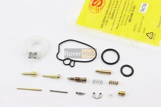 Ремонтный комплект карбюратора Honda TACT AF16, 15 деталей+поплавок