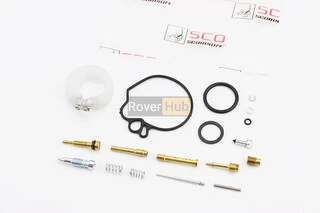 Ремонтний комплект карбюратора Honda TACT AF16, 16 деталей + поплавок