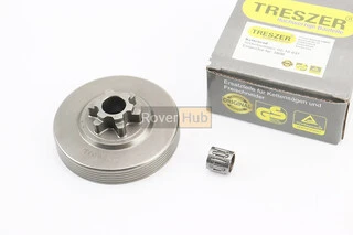 Тарілка зчеплення "зірка" 3/8-6 3800, Partner-340S/350S/360S, AL-KO + підшипник