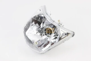 УЦІНКА Фара передня в зборі, тип. 1 (роз'єм малий "мама") (дефект скла + тріщини, див. фото)