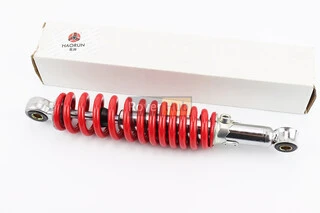 Амортизатор задній GY6/Honda - 280мм*d51мм (втулка 10мм / втулка 10мм) регул., червоний