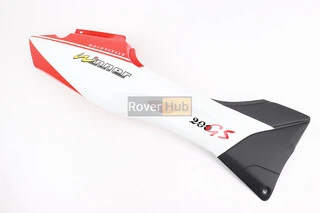 ZS200GS пластик задній бічний правий, ЧЕРВОНО-БІЛИЙ (незначні потертості)