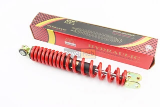 Амортизатор задній GY6/Honda - 310мм*d45мм (втулка 10мм / вилка 8мм), червоний
