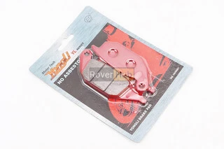 Гальмівні колодки (дискові) V200-F2/V250-F2; HONDA-CBR125R/CBR 150 R/XL125 V1; SATRIA F150; SUPRA X125; BELAKA к-кт 2шт червоні