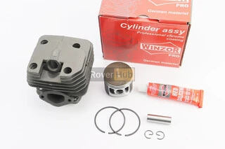 Цилиндр к-кт (цпг) 4500 45сс-43mm (палец 11mm) "черный"+герметик, "PRO SERIA", тефлоновое покрытие поршня