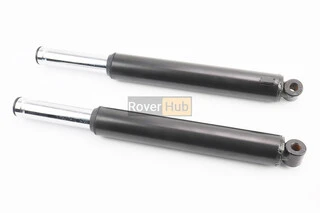 Амортизатор передній к-кт 2шт Honda DIO, 360мм (під бараб. гальм) Чорний