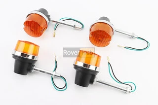 Поворот с кронштейном, цвет ободка-"ХРОМ", (два длинных и два коротких) 4шт