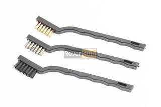 Щетки металлические малые с пластиковой ручкой, к-кт 3шт