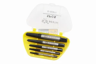 Екстрактор болтів, шпильок (для викручування зламаних болтів та шпильок), к-кт 5шт