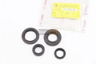 Сальники к-кт 4шт (17x27x7; 17x25x4; 22x40x6; 27x40x6) двигателя, Suzuki LET'S