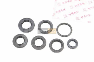 Сальники к-кт 7шт (17x27x6; 20x38x5; 22x38x6; 24x43x6; 25x37x6; 27x40x6; 34x41x4) двигуна, Suzuki AD100