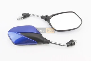 Дзеркала к-кт "Lux" сині на хром ніжці, м10