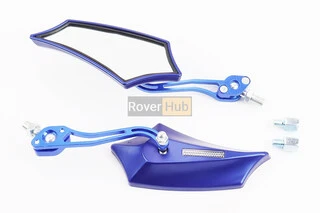 Дзеркала к-кт "ПРИЗМА" SPORT, синій, м8/10 (з регулюванням нахилу), тип 2