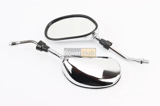 Дзеркала к-кт DIO- хром "краплі", м10