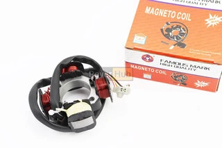 Статор магнето (генератора) Suzuki AD50 (4 котушки роз'єм "мама 2+1")