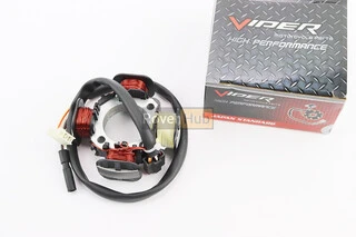 Статор магнето (генератора) Suzuki AD50 (4 катушки разъем "мама 2+1")