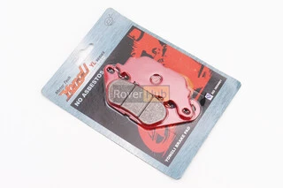 Гальмівні колодки (дискові) Yamaha YBR-125 Custom/Jupiter MX/Sniper-135/LC-135/XC-125 Vity/MBK- XC125 WAAP к-кт червоні