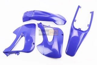 Пластик - ВЕСЬ к-кт деталей - 6од. Синій (можливі незначні потертості, див. фото)