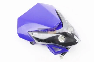 Пластик - обтічник + фара, СИНІЙ, тип 2