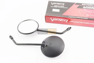 Дзеркала к-кт Круглі-чорні "Delta", м8