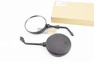 Дзеркала к-кт Круглі-чорні "МОТО", м8