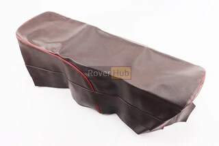 Чохол сидіння 6V коричневий з червоним кантом