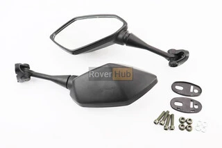 Дзеркала к-кт на мотоцикл "призма" під два болта, чорні, тип 2