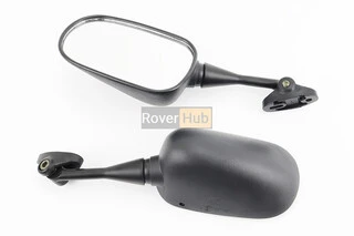 Дзеркала к-кт на мотоцикл "прямокутні" під два болта, чорний (без болтів)