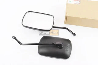 Дзеркала к-кт ПРЯМОКУТНІ 110 * 165мм- чорні, м10 (ССС - знак якості)