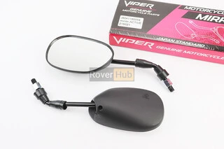 Зеркала к-кт черные "капли", м10