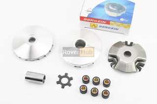 Вариатор передний к-кт Yamaha JOG 90 (под вал 16мм) + втулка, крыльчатка, крест