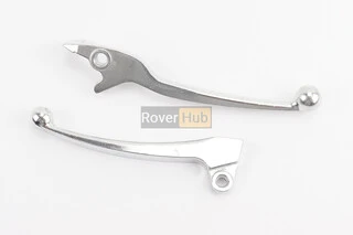 Важіль гальма лівий, правий к-кт 2шт (правий з "язичком"), хром