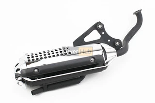 Глушитель Honda DIO ZX AF34/35, LEAD AF-48, ХРОМ