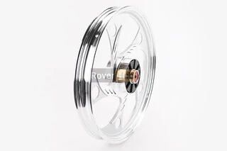 Диск задний литой 1,6-17" ALPHA/ACTIVE "волна", серебристый (ось 12мм)