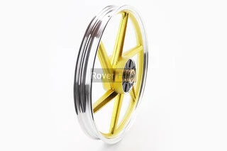 Диск задний литой 1,6-17" ALPHA/ACTIVE "лучи", жёлтый