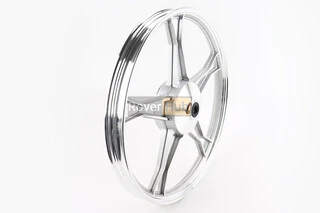 Диск передній литий 1,2-17" DELTA, сріблястий (вісь 10мм)