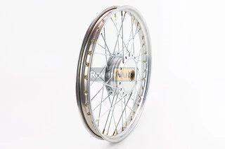 Диск передній спицьований (колесо) 1,2-17" DELTA, хром (вісь 10мм)