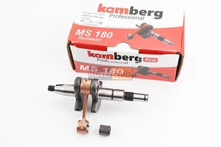 Колінвал, палець 10mm MS-180 + підшипник "PRO"