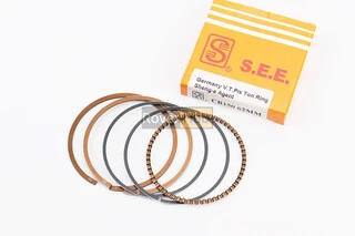 Кільця поршневі СВ150cc 62,0мм STD (товщина - 1,15мм) жовта коробка