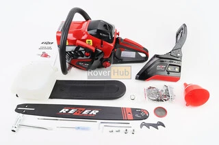 Бензопила REZER FGS-5200MG 52cc (3,8кВт, шина 18", ланцюг 325-1,5-72зв. квад. зуб) з підкачуванням, плавний пуск