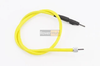 Трос спидометра Honda DIO ZX AF28/35 (с защелкой квадрат-квадрат, желтый) (трос 87см; кожух 83см)