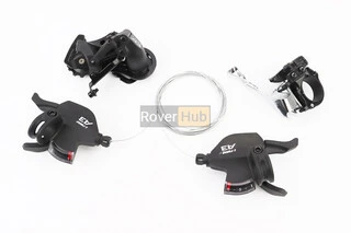 Комплект переключения (групсет) 3x8 скоростей, чёрные A3